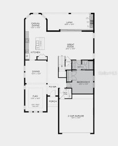 Structural options added include: first floor guest suite with full bath, outdoor kitchen, tub and shower in owner's bath, and tray ceilings.