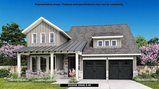 New construction Single-Family house Design 2504E, Ford Trail, New Braunfels, TX 78130 - photo