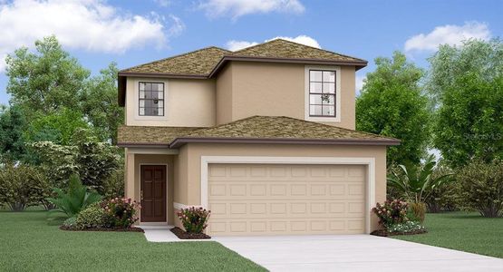 New construction Single-Family house 36371 Well Hill Way, Zephyrhills, FL 33541 Naples II- photo 0