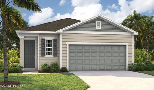 New construction Single-Family house 5856 Tomahawk Lake Drive, Jacksonville, FL 32254 Fraser- photo 0