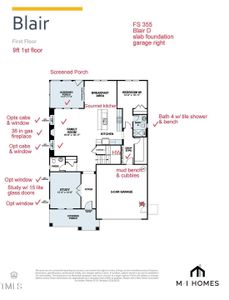 FS 355 MLS Blair D Slab Garage Right - C