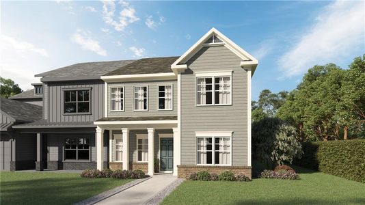 New construction Townhouse house 4842 Walkers Green, Mableton, GA 30126 - photo 0 0