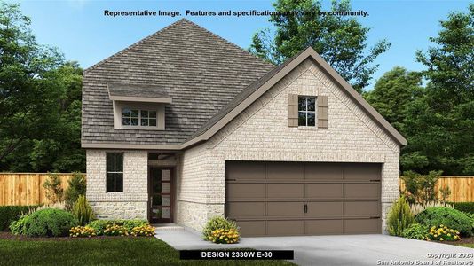 New construction Single-Family house 260 Bodensee Place, New Braunfels, TX 78130 Design 2330W- photo 1 1