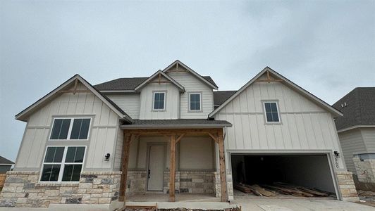 New construction Single-Family house 360 Crescent Moon Court, Dripping Springs, TX 78620 Lexington Homeplan- photo 0