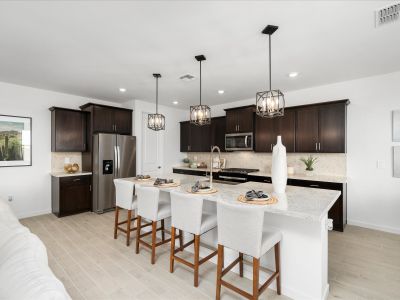 Kitchen in the Bailey Floorplan at Rancho Mirage