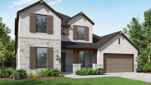 New construction Single-Family house Wimbledon Plan, 208 North Eagle Point Road, Van Alstyne, TX 75495 - photo