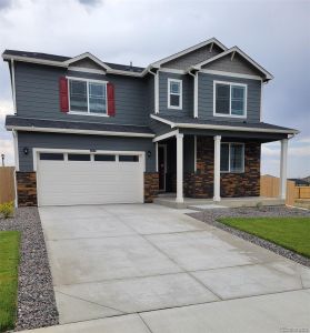 New construction Single-Family house 13474 Valentia Place, Thornton, CO 80602 HENNESSY- photo 0