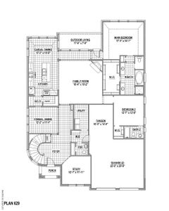 New construction Single-Family house Plan 629, 910 Shooting Star Drive, Prosper, TX 75078 - photo