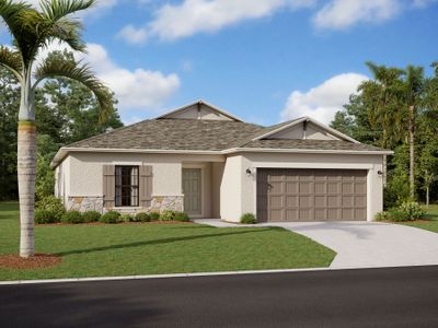 New construction Single-Family house 9706 Last Light Glen, Parrish, FL 34219 Palisades- photo 0