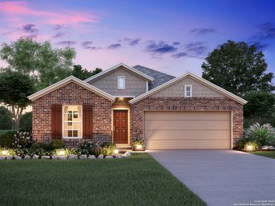 New construction Single-Family house 8433 Roadrunner Passage, San Antonio, TX 78222 Kendall- photo 0