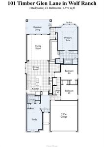 New construction Single-Family house 101 Timber Glen Ln, Georgetown, TX 78628 Royce Plan- photo 20 20