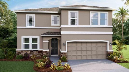 New construction Single-Family house 5821 Silver Feather Way, Palmetto, FL 34221 Coral- photo 0