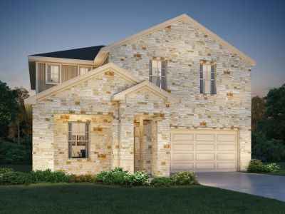 New construction Single-Family house 303 El Capitan Loop, Dripping Springs, TX 78620 The Winedale (880)- photo 9 9