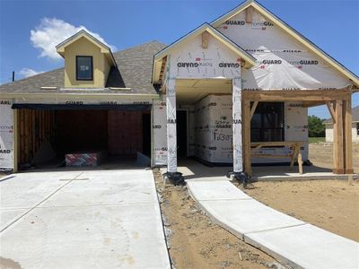 New construction Single-Family house 12307 Grassy Bend Drive, Mont Belvieu, TX 77523 Kahlo Plan- photo 1 1