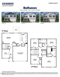 New construction Single-Family house 262 Blue Aspen Drive, Fuquay Varina, NC 27526 BELHAVEN- photo 1 1