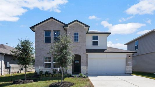 New construction Single-Family house 13704 Dismuke Dr, Manor, TX 78653 The Naples- photo 3 3