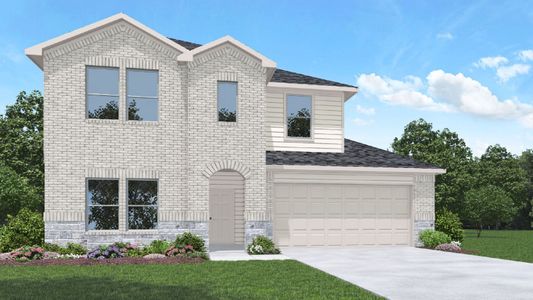 New construction Single-Family house 3016 Emerald Ocean Drive, Katy, TX 77493 Plan E40N (Horton-e)- photo 0 0