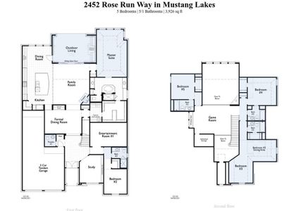 New construction Single-Family house 2452 Rose Run Way, Celina, TX 75009 222 Plan- photo 1 1