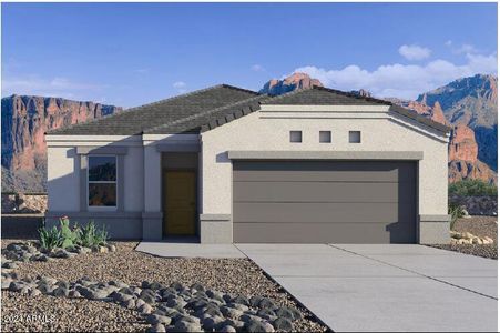 New construction Single-Family house 5165 E Midnight Star Drive, San Tan Valley, AZ 85143 - photo 0