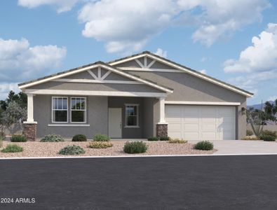 New construction Single-Family house 47317 W Cansados Road, Maricopa, AZ 85139 Topaz Homeplan- photo 0