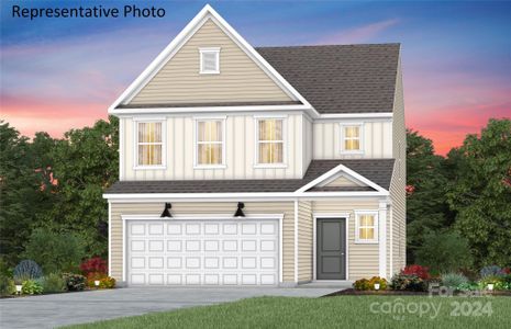 New construction Single-Family house 10122 Travis Floyd Lane, Charlotte, NC 28214 Harris - photo 0