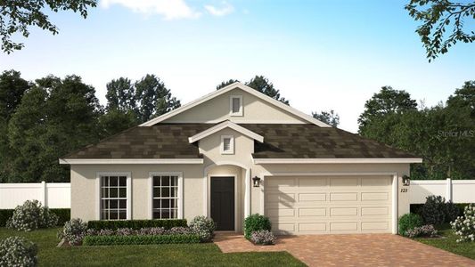 New construction Single-Family house 1867 Lake Indigo Road, Groveland, FL 34736 Kensington Flex- photo 0