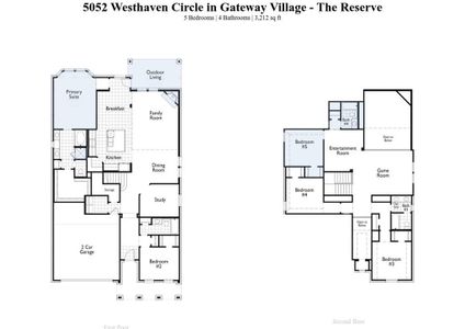 New construction Single-Family house 5052 Westhaven Circle, Denison, TX 75020 Waverley Plan- photo 1 1