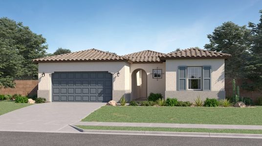 New construction Single-Family house 14907 W Desert Hollow Dr, Surprise, AZ 85387 Aspen- photo 0