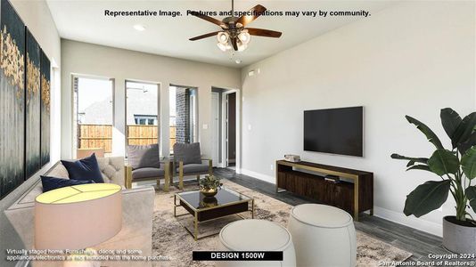 New construction Single-Family house 12303 Aurora Basin, San Antonio, TX 78254 Design 1500W- photo 3 3