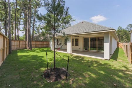 New construction Single-Family house 16138 Rustling Woods Road, Conroe, TX 77302 Plan 5029 Exterior C- photo 34 34