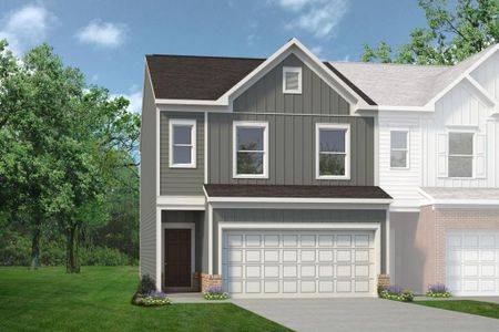New construction Townhouse house 1076 Chastain Drive, Unit 43, Sugar Hill, GA 30518 Norwood II- photo 0