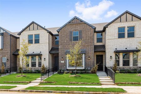 New construction Townhouse house 2917 Alto Drive, Sachse, TX 75048 Columbia Homeplan- photo