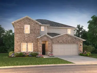 New construction Single-Family house 9100 Cacti Court, Crowley, TX 76123 The Woodside- photo 0