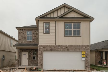New construction Single-Family house 13650 Mineral Well, San Antonio, TX 78253 Larkspur - 30' Smart Series- photo 1 1