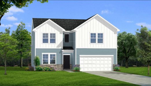 New construction Single-Family house 534 Queenstown Drive, Kenly, NC 27542 The Pamlico- photo