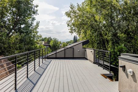 Rooftop Deck with Mountain Views.