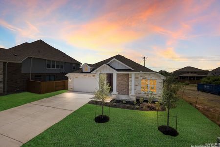 New construction Single-Family house 626 Foxbrook Way, Cibolo, TX 78108 Cameron - photo 1 1