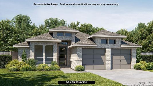 New construction Single-Family house 10139 Mitra Way, San Antonio, TX 78224 Design 2099V- photo 0 0