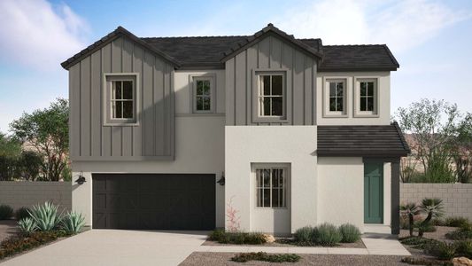 Farmhouse Elevation | Sloan | Rev at Eastmark | Mesa, AZ | Landsea Homes