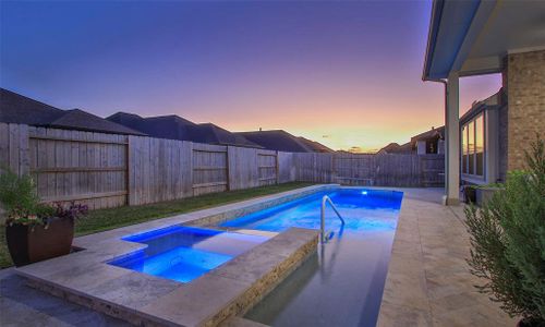 Experience tranquil sunset soaks in your own backyard hot tub retreat.