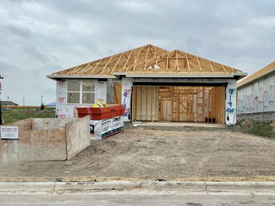 New construction Single-Family house 919 Palo Brea Loop, Hutto, TX 78634 Livingston Homeplan- photo 3 3