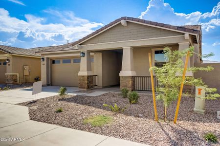 New construction Single-Family house 41100 W Haley Drive, Maricopa, AZ 85138 Villagio Series - Alcantara- photo