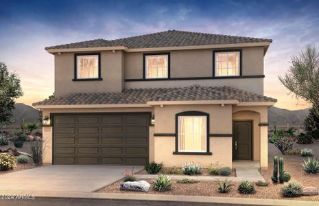 New construction Single-Family house 5044 S 251St Drive, Buckeye, AZ 85326 Sunflower- photo 0