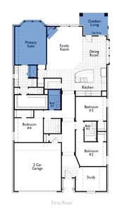 New construction Single-Family house 4285 Sanctuary Drive, Denison, TX 75020 Davenport Plan- photo 1 1