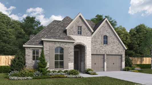 New construction Single-Family house 9711 Slick Fork, San Antonio, TX 78254 Design 2476W- photo 0