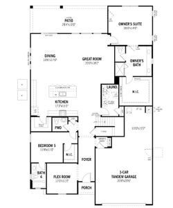 New construction Single-Family house 4574 W Gilbert Ln, San Tan Valley, AZ 85142 Slate- photo