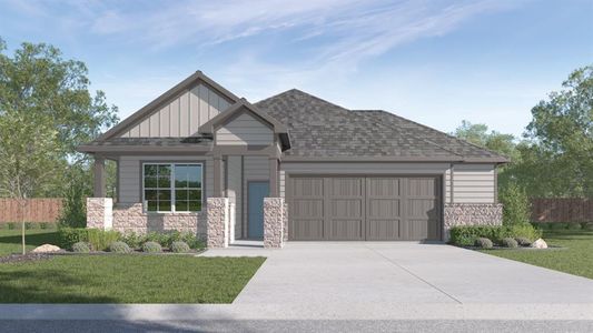 New construction Single-Family house 195 Brooks Ranch Dr, Kyle, TX 78640 The Gaven II- photo 0