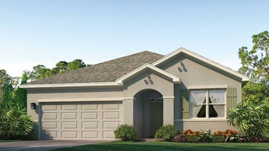 New construction Single-Family house 1452 Orchardgrass Cir, Parrish, FL 34219 Aria- photo 0