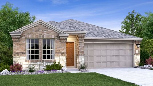 New construction Single-Family house 4237 Rimrock Rose Lane, Georgetown, TX 78628 Duff- photo 0