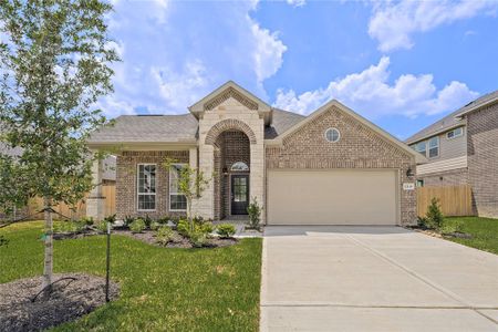 New construction Single-Family house 12011 Champions Forest Drive, Mont Belvieu, TX 77535 - photo 0 0